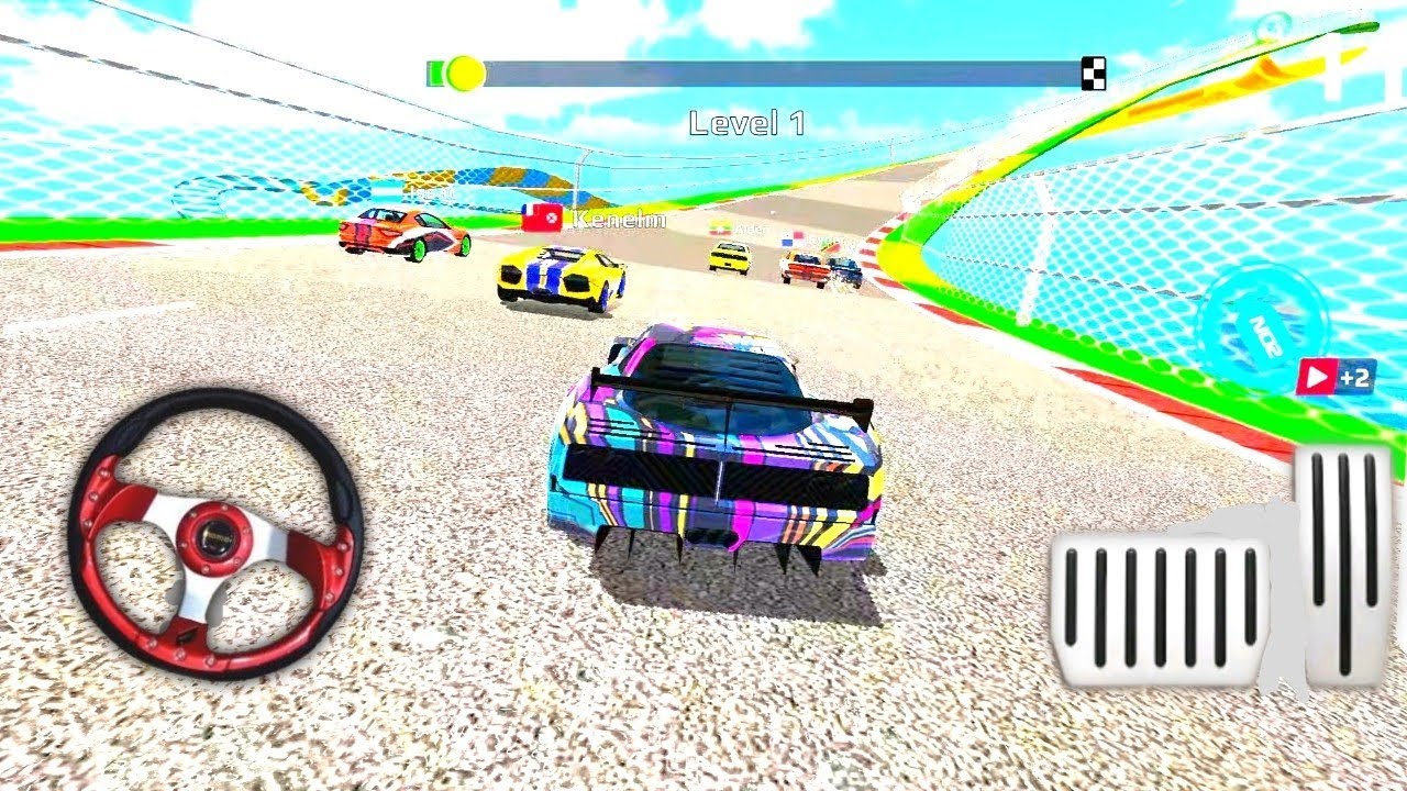 Impossible Crazy Cars Mega Ramp |Extreme Car Stunts Racing Driver Master Simulator Gameplay #racing