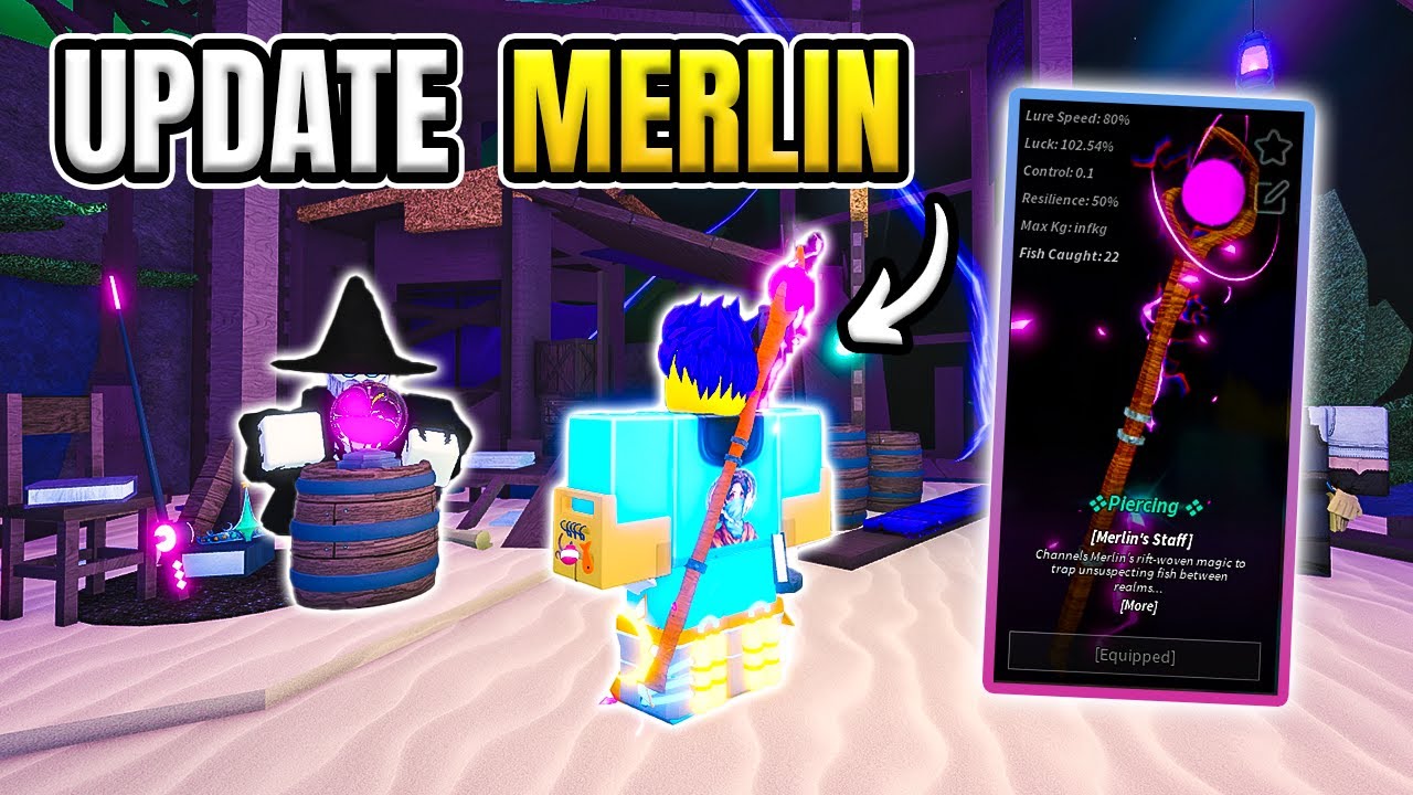Cách Lấy Cần Merlin Staff 🔮 Trong Update Mới Fisch