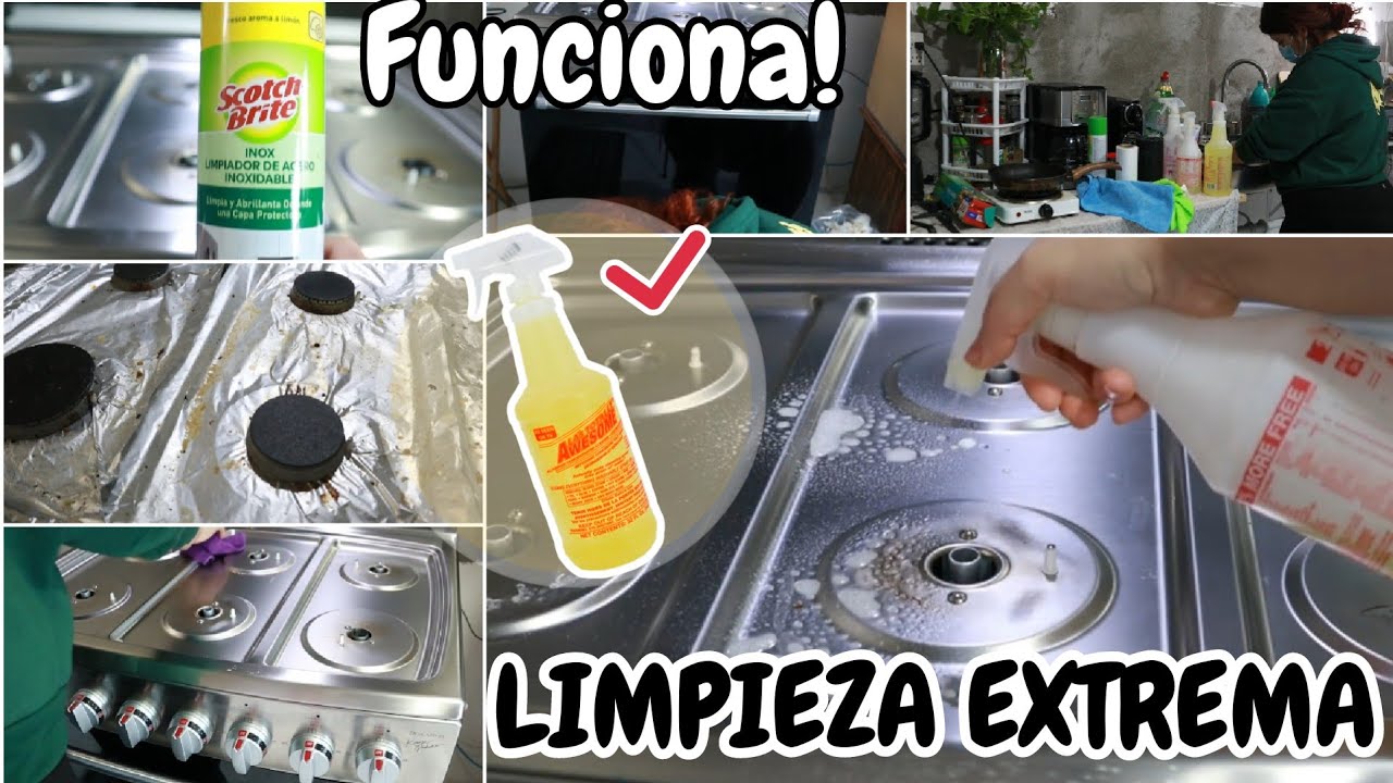 🔴LIMPIEZA PROFUNDA de mi ESTUFA🧽🧼 PRODUCTOS que RECOMIENDO!💰#amadecasa