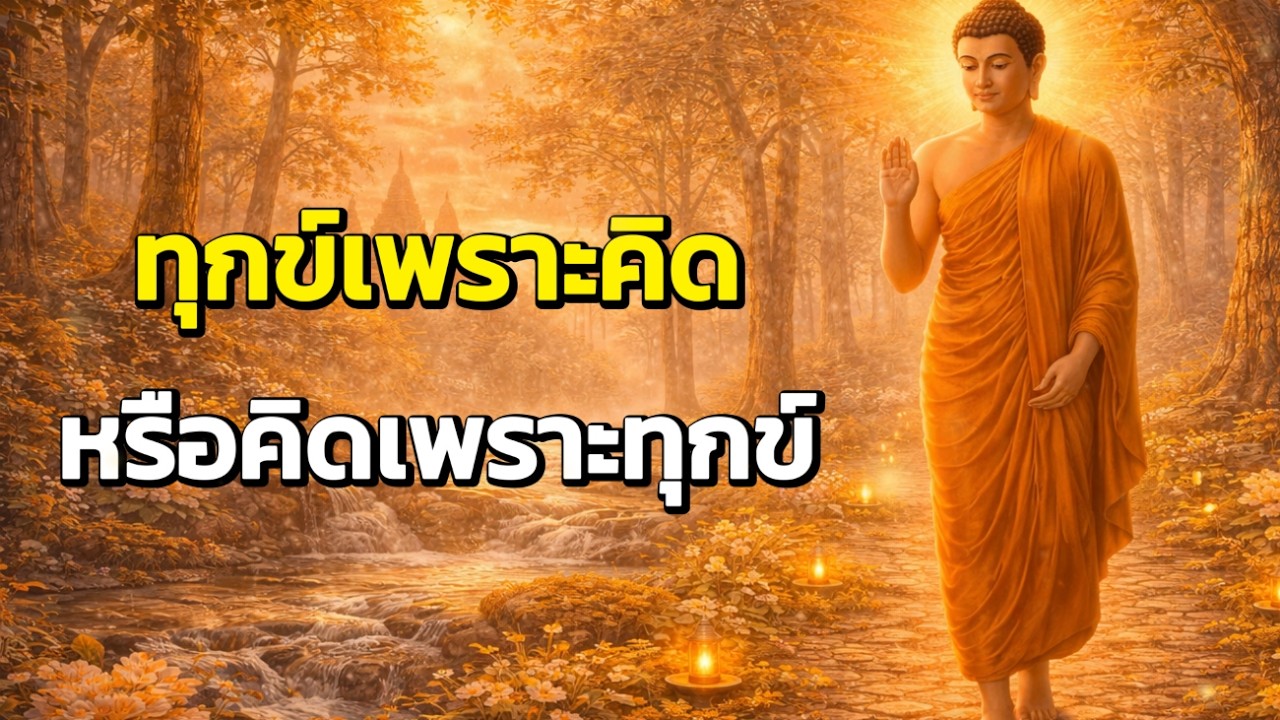 〈ฟังธรรมะก่อนนอน〉 | Ep.280 | ทุกข์เพราะคิด หรือคิดเพราะทุกข์