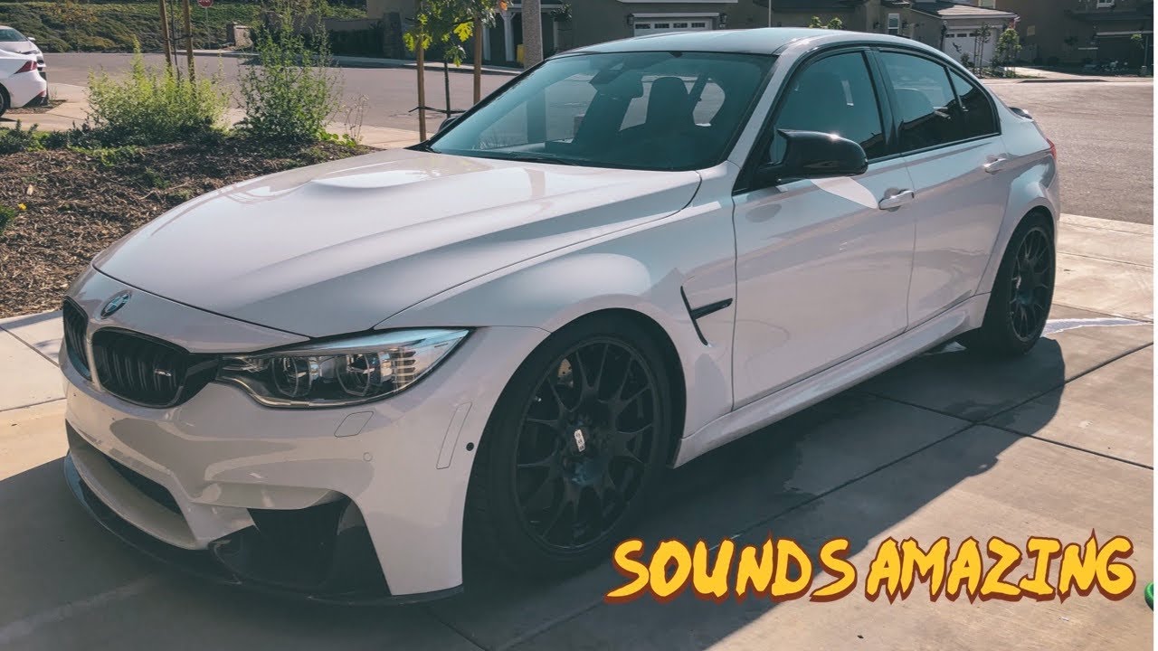 Making a BMW M3 sound amazing *VRSF Midpipe* #bmw #m3