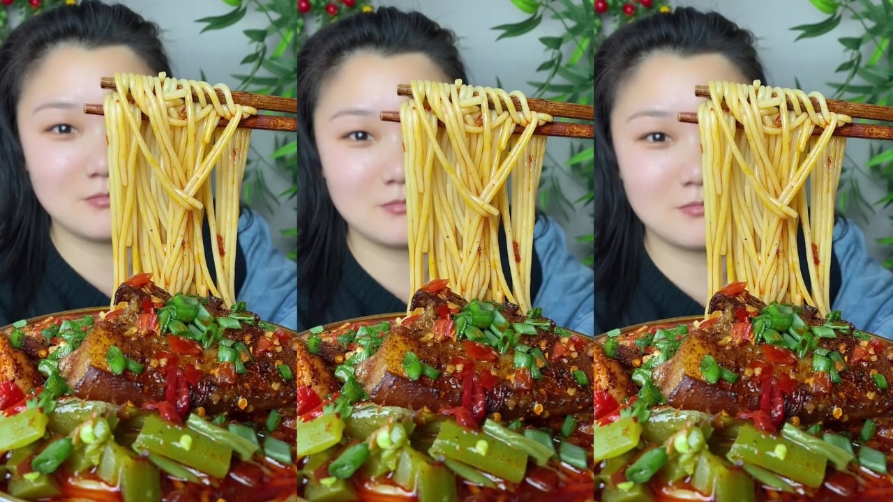 Rural Food Eating Show | Enjoy Spicy Malatang Noodles Soup – So Delicious and Satisfying!
