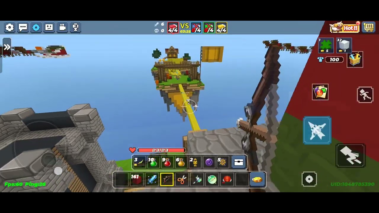 Bedwars gameplay #2 bmgo like and sub for more