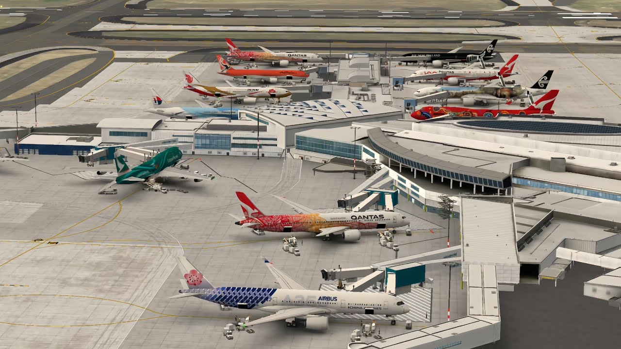 SYDNEY Airport Gameplay #12 | Plane Spotting | World of Airports