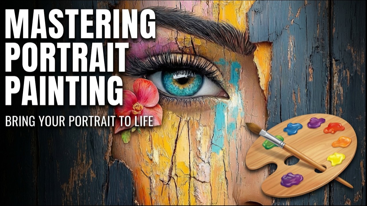 🌺When the layers start to break Part1🖌️ #art #portrait #canvas