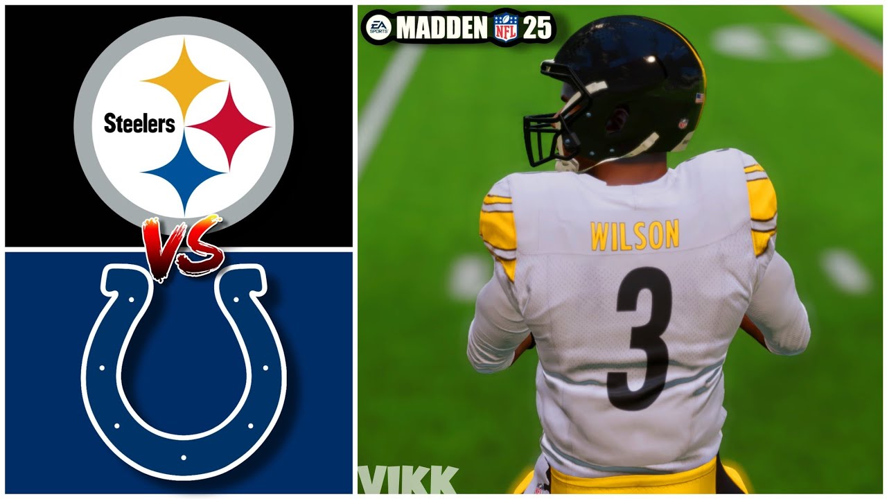 Steelers vs Colts Week 4 Simulation (Madden 25 Rosters)