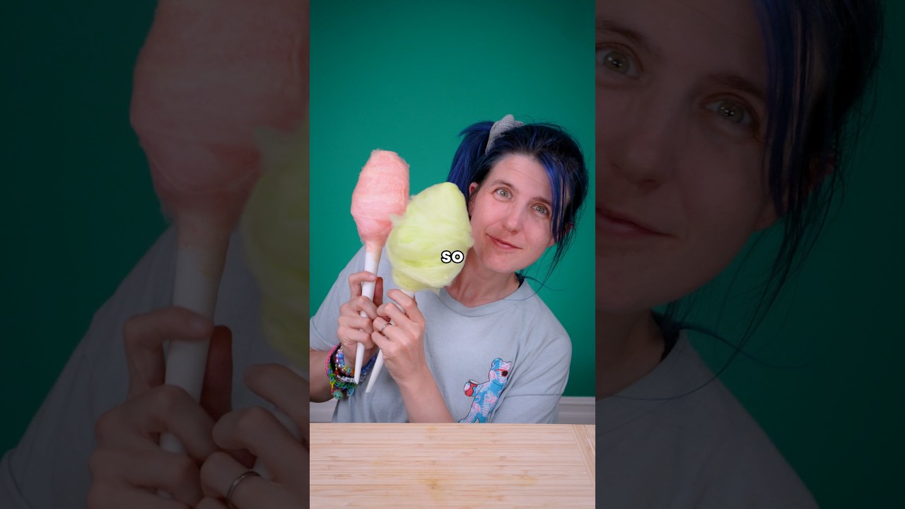 Turning SKITTLES into COTTON CANDY!?