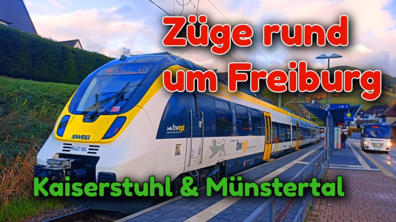 Vom Kaiserstuhl Ins Münstertal mit der Breisgau-S-Bahn