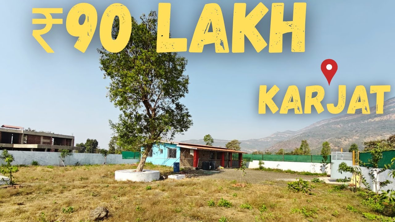 Mountain View Farmhouse in Karjat | 15,000 Sq Ft | ₹90 Lakh