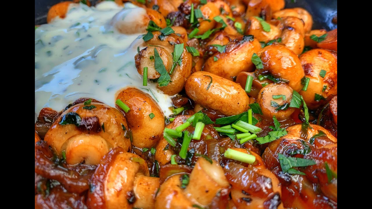Champignons mit Knoblauchsauce wie vom Weihnachtsmarkt - Westmünsterland BBQ