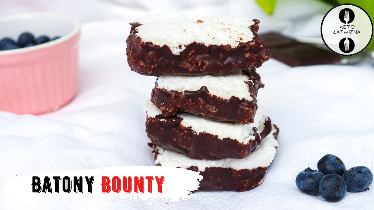 Рецепт батончиков BOUNTY, лучше оригинала и БЕЗ САХАРА! Кето Легкий
