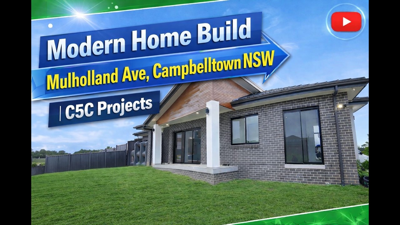 Modern Home Build | Mulholland Ave, Campbelltown NSW | C5C Projects
