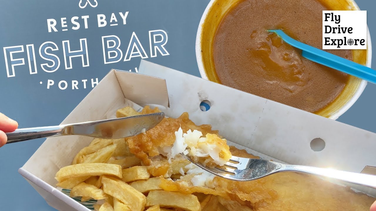 Rest Bay Fish Bar - Best FISH & CHIPS? We Try The Chips Shops Of Porthcawl (Chippy 6)