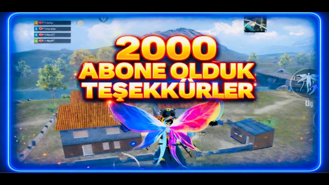 🔴  2000 ABONE OLMUŞUZ Rank kasıyoruz Canlı Yayın Conqueror FFW Team Full Rush