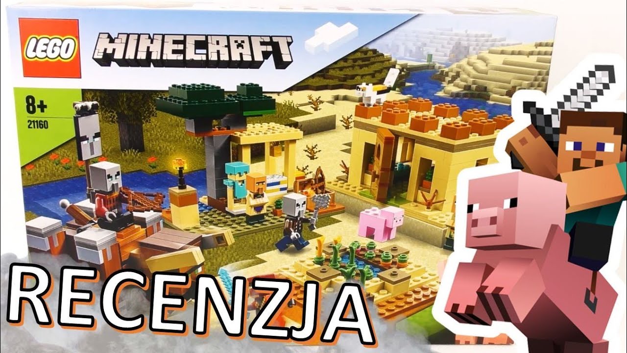 LEGO Minecraft Najazd złosadnik&oacute;w 21160 / RECENZJA