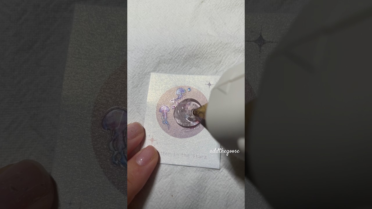 火漆印章 海底的水母🪼 #sealingstamp #sealingwax #sealingwaxstamp #火漆 #火漆印章 #diy