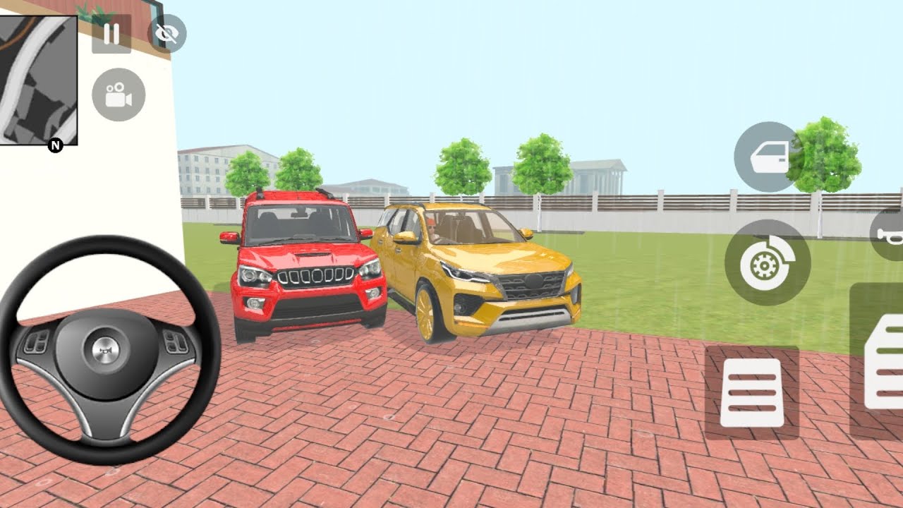 Fortuner vs scorpio 🦍 challenge #viralvideos#gaming#fortuner#cars