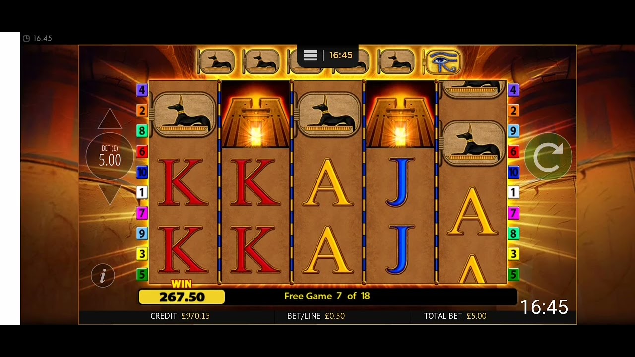 Eye of horus- OMG &pound;5 Bonus ReTrigger! Insane win