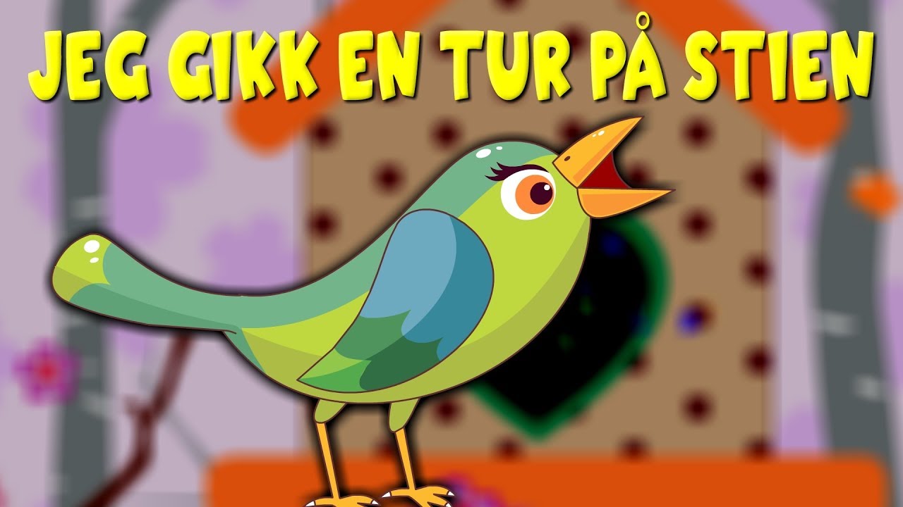 Jeg gikk en tur på stien  | Barnesanger på norsk