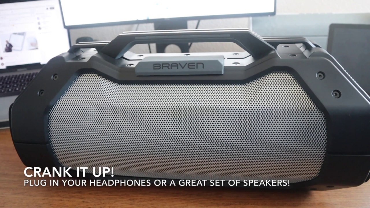 BRAVEN XXL | SUPER BASS OUTDOOR SPEAKER!