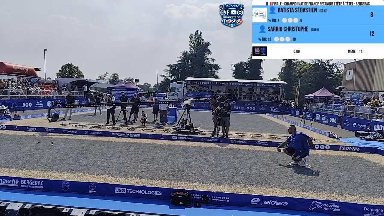 FINALE 🇨🇵CHAMPIONNAT DE FRANCE P&Eacute;TANQUE CD13 : BATISTA S&Eacute;BASTIEN  🆚 CD69 : SARRIO CHRISTOPHE