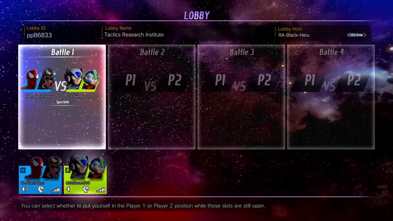Marvel vs. Capcom Infinite Dojo Fights: ChiefBaron000 vs. RA-Black-Heru