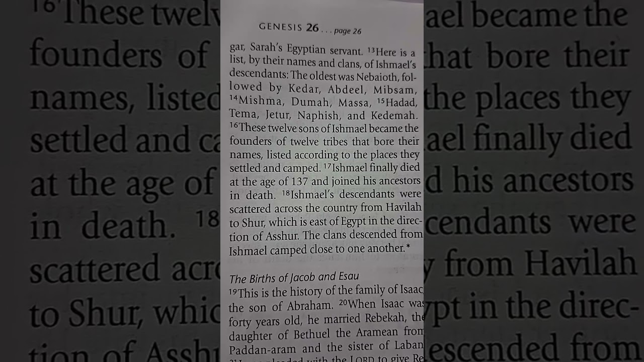 Genesis 24 Part 2 & 25 