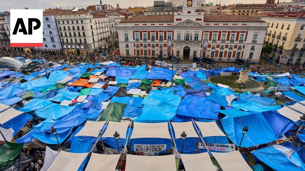 Spain rejects housing measures as protesters gather outside Parliament
