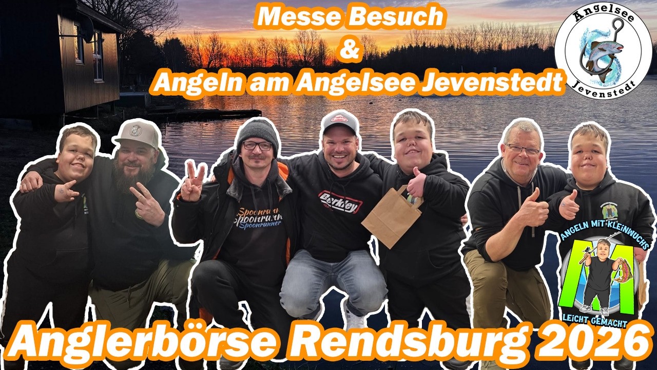 Angelmesse Rendsburg + das 1te mal beim Angelsee Jevenstedt