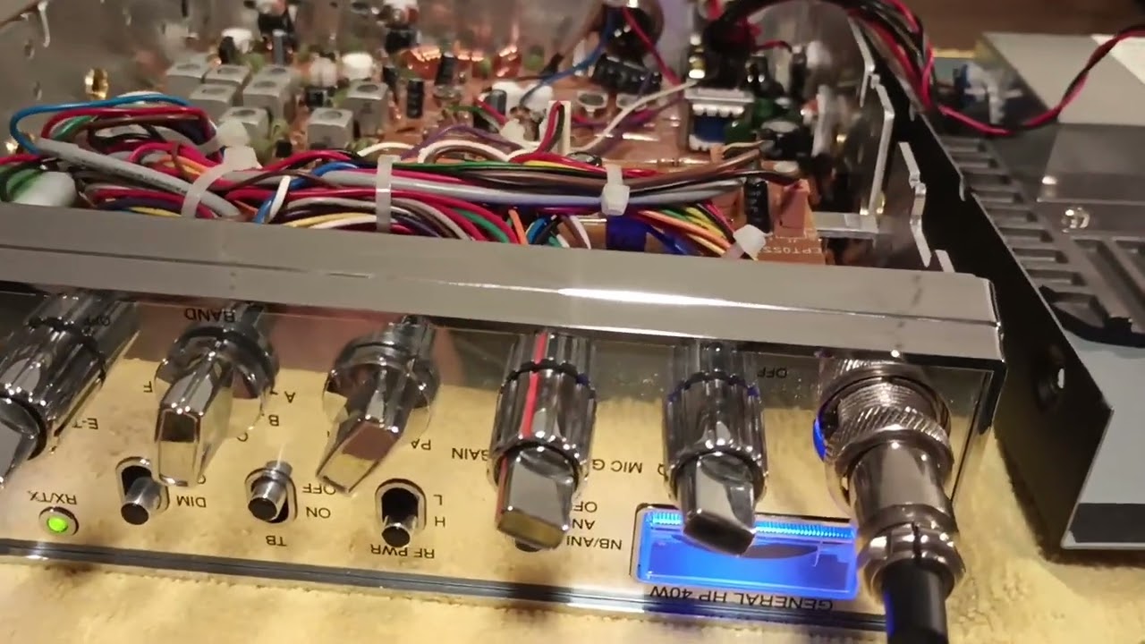 General HP-40W CB radio (how to adjust power and modulation)