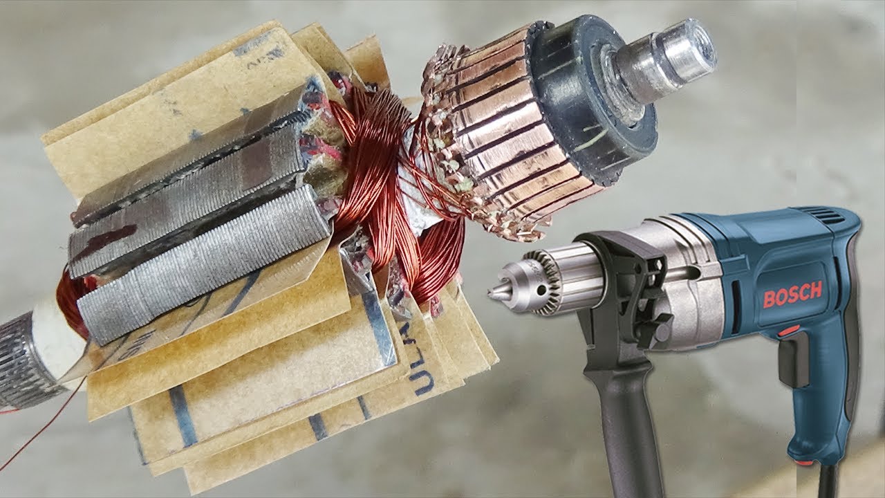 How to Rewind The Armature of Drill Machine Part 2