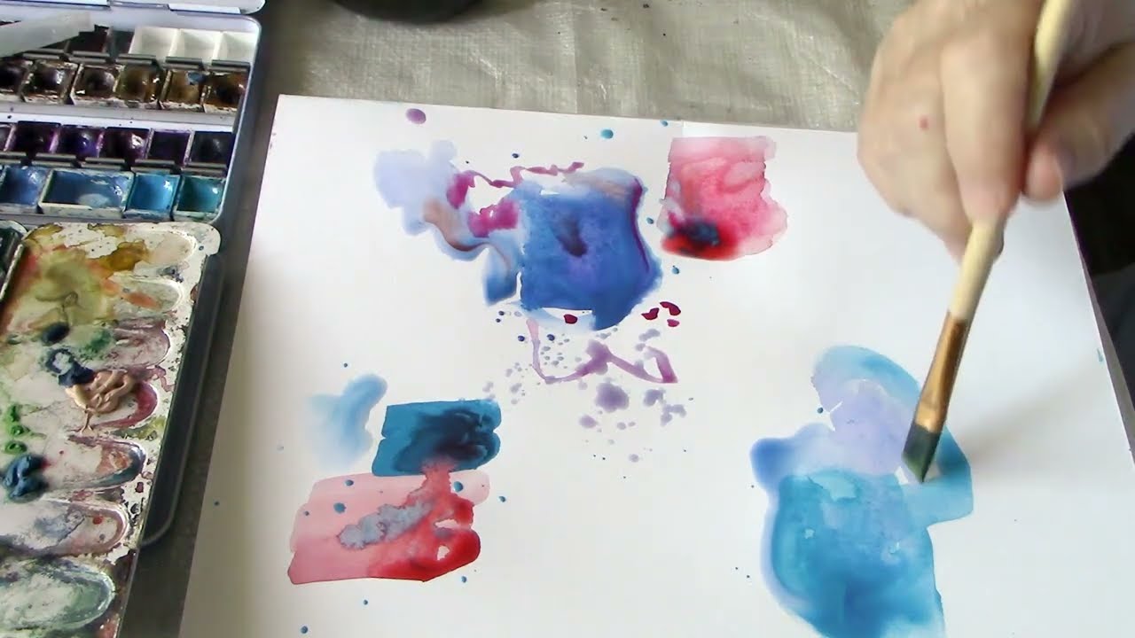 Wildflower #watercolor#paint#Doodle# intuitive Art