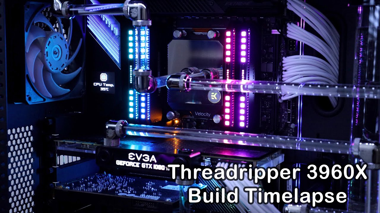 AMD Threadripper 3960X Build Timelapse Montage