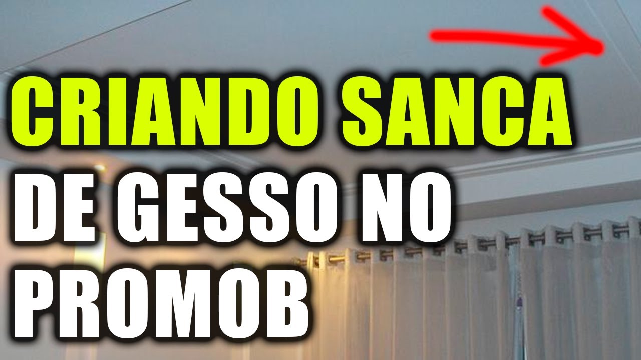 2 Formas Simples Para Fazer Sanca de Gesso no Promob