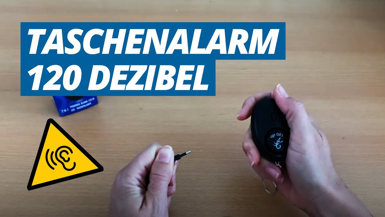 Taschenalarm - Alarmgeber mit 120 Dezibel