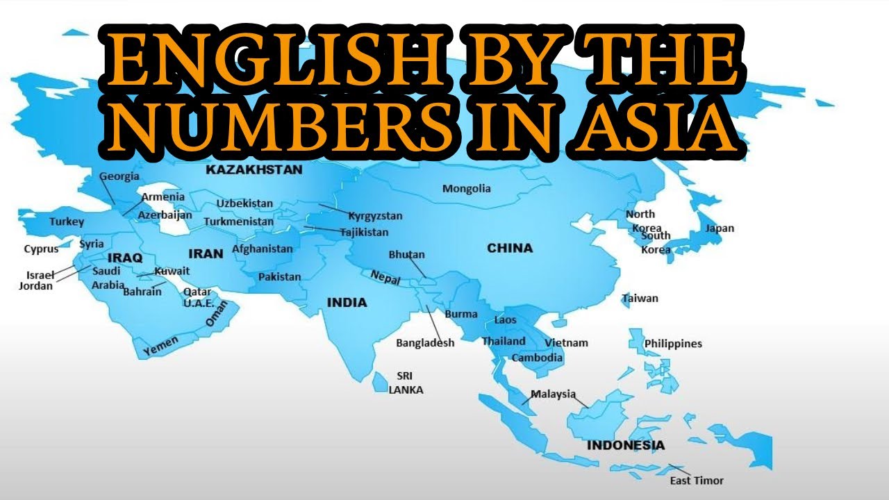 ENGLISH BY NUMBERS IN ASIA:TOP 10 countries 
