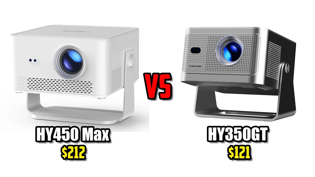 Magcubic HY450 Max против HY350GT — подробное сравнение — проектор Google TV лучше, не так ли?