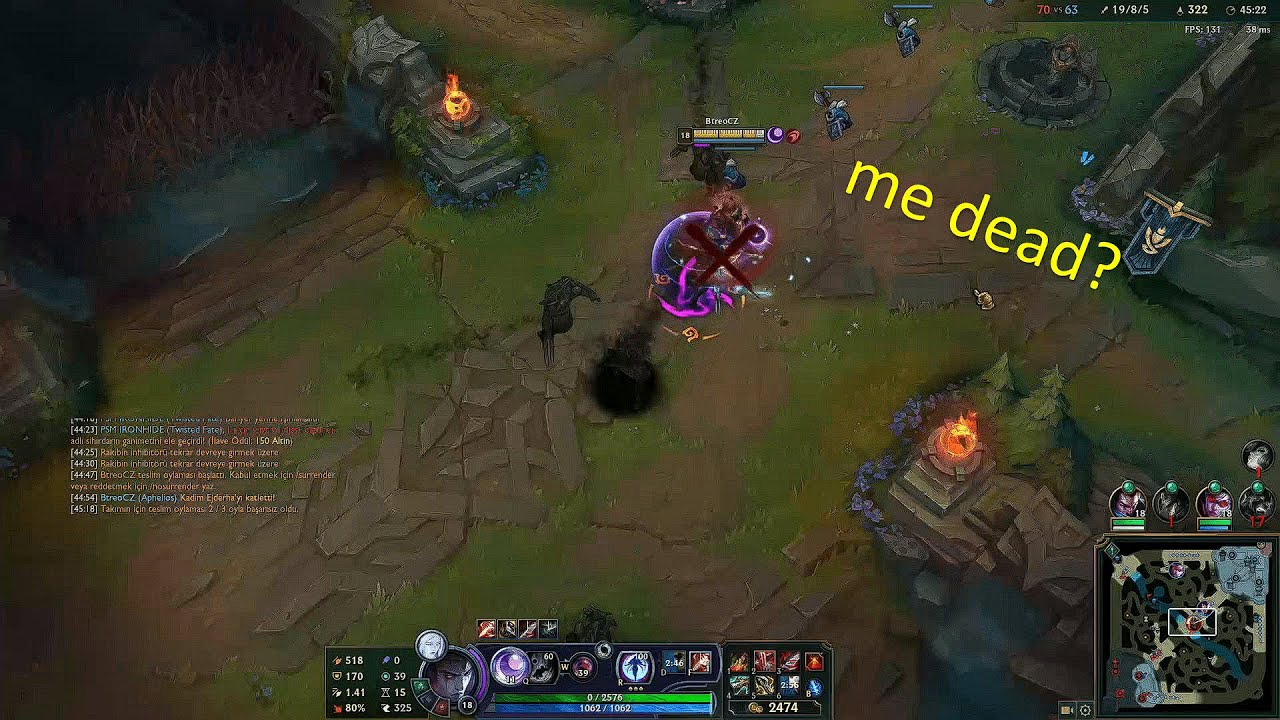 Aphelios vs Zed