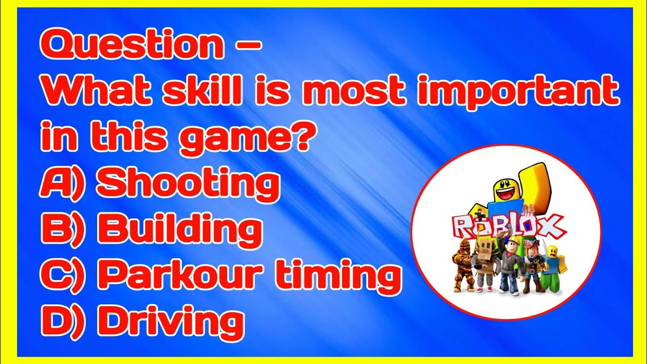 🚀 Roblox Quiz Master | Roblox GK Quiz + Trivia Questions Challenge 🎯 | Global Roblox Quiz 