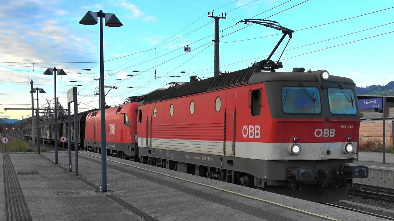 Rankweil Bahnhof: Güterzüge & S-Bahnen wechseln sich ab + D665 Bregenz➡️Innsbruck & Railjet