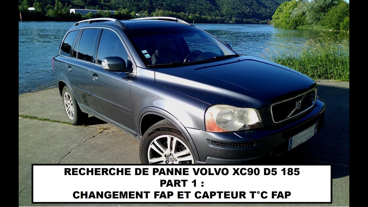 Recherche de panne Volvo XC90 D5 185 de 2006 : Changement FAP + Sonde de temp&eacute;rature FAP