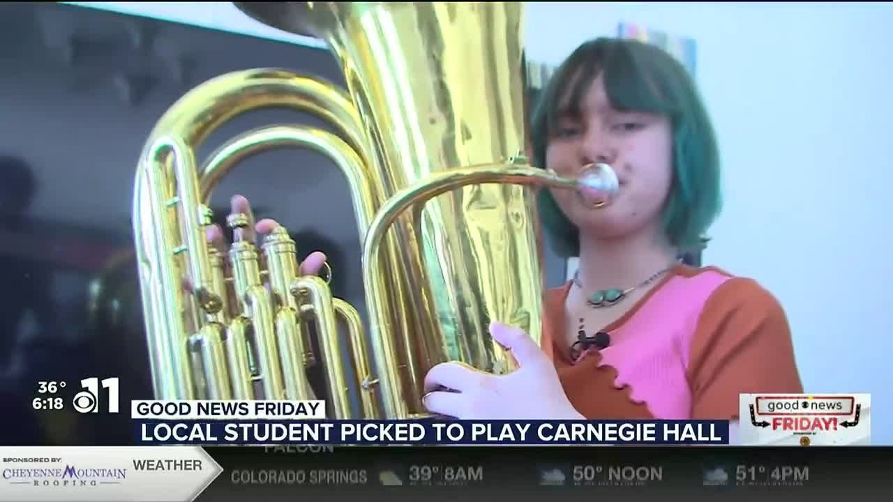 WATCH: Southern Colorado student picked to play Carnegie Hall