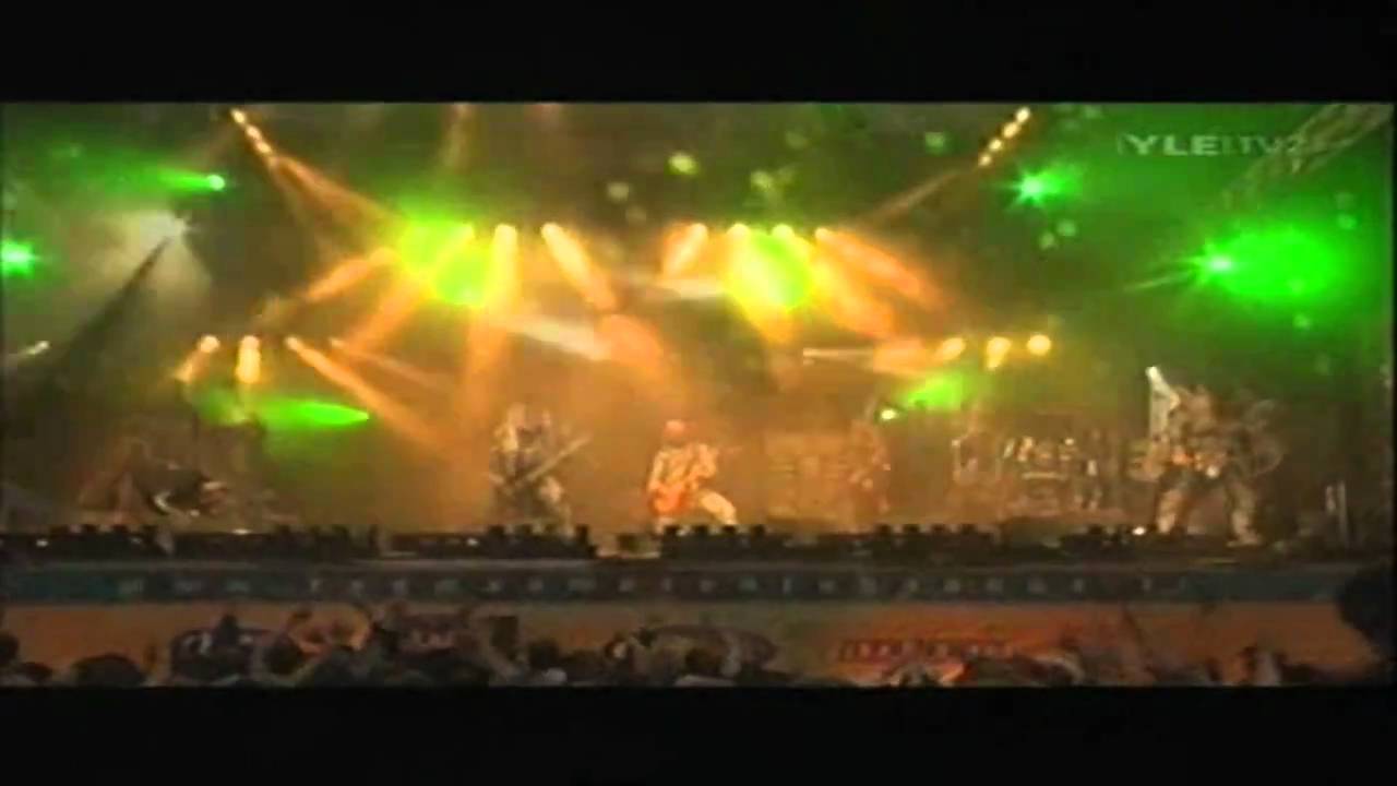 Lordi - He's back (The man behind the mask) live raumanmeri 2003