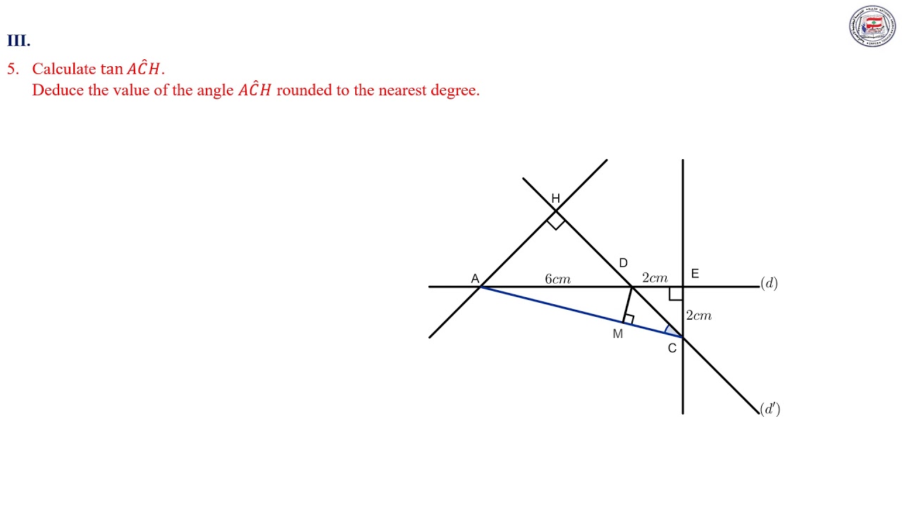 Math Geometry 3 April 21 2020 Fr George Murr