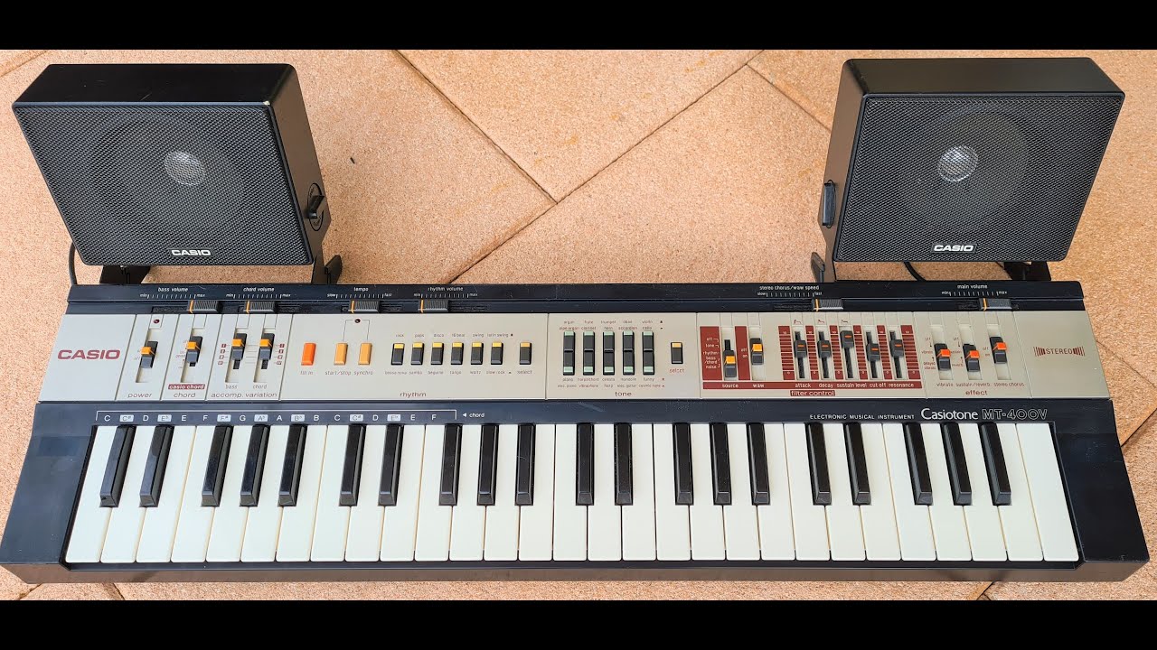 Casio Casiotone CT-410v & MT-400v Sound-Demo