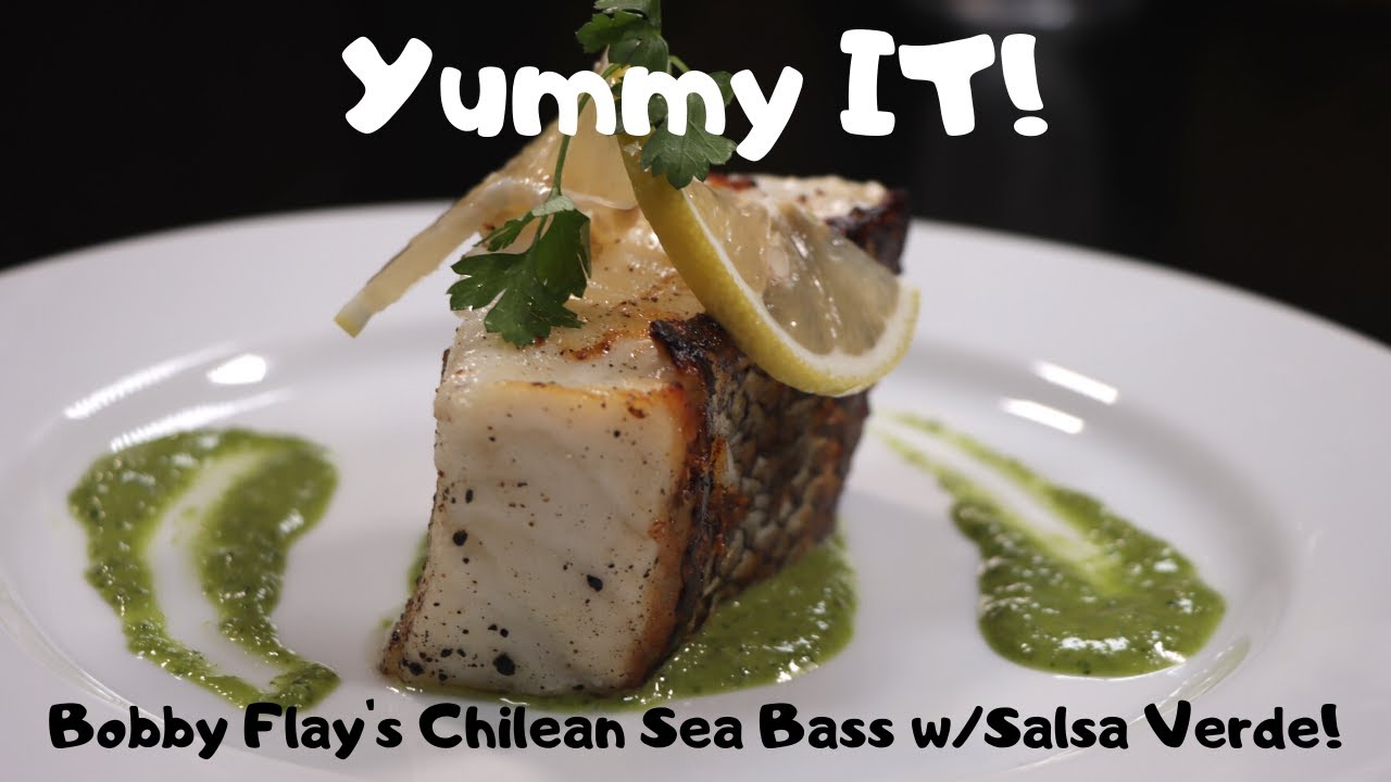 Bobby Flay's Chilean Sea Bass with Salsa Verde | Yummy IT Food