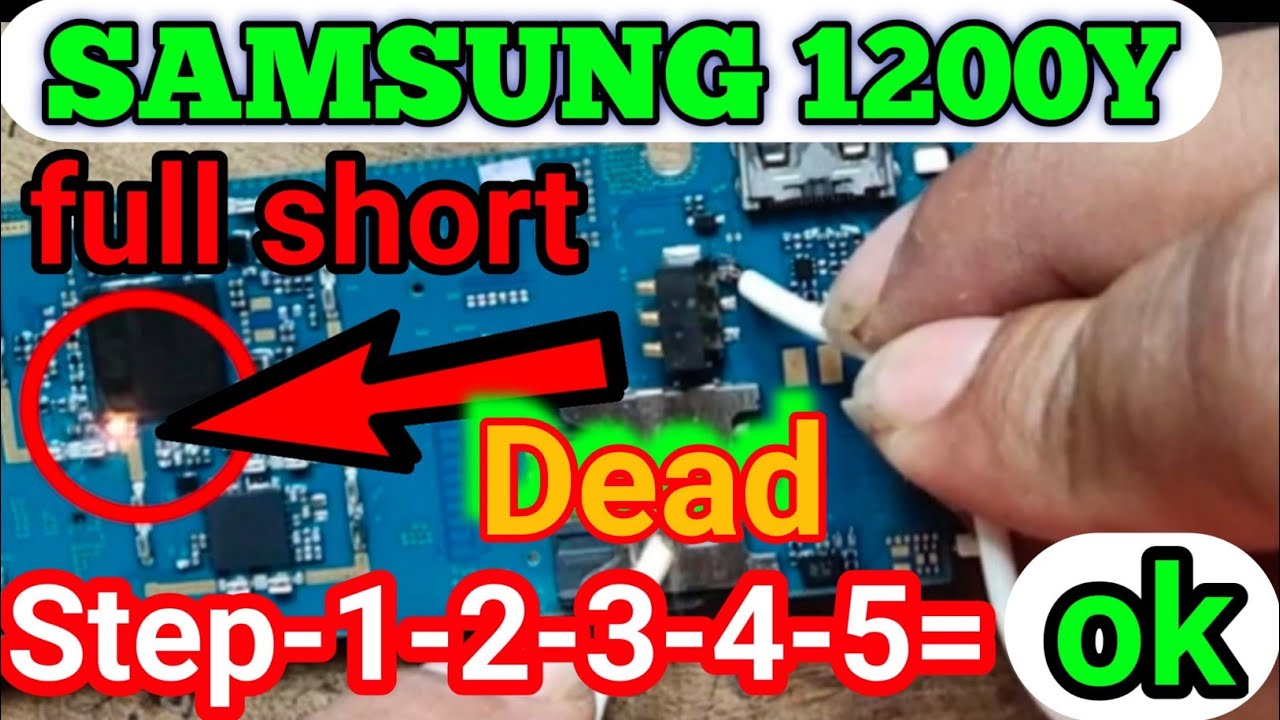 samsung e1200y dead full short solution || samsung e1200 full short solution || samsung e1200y dead