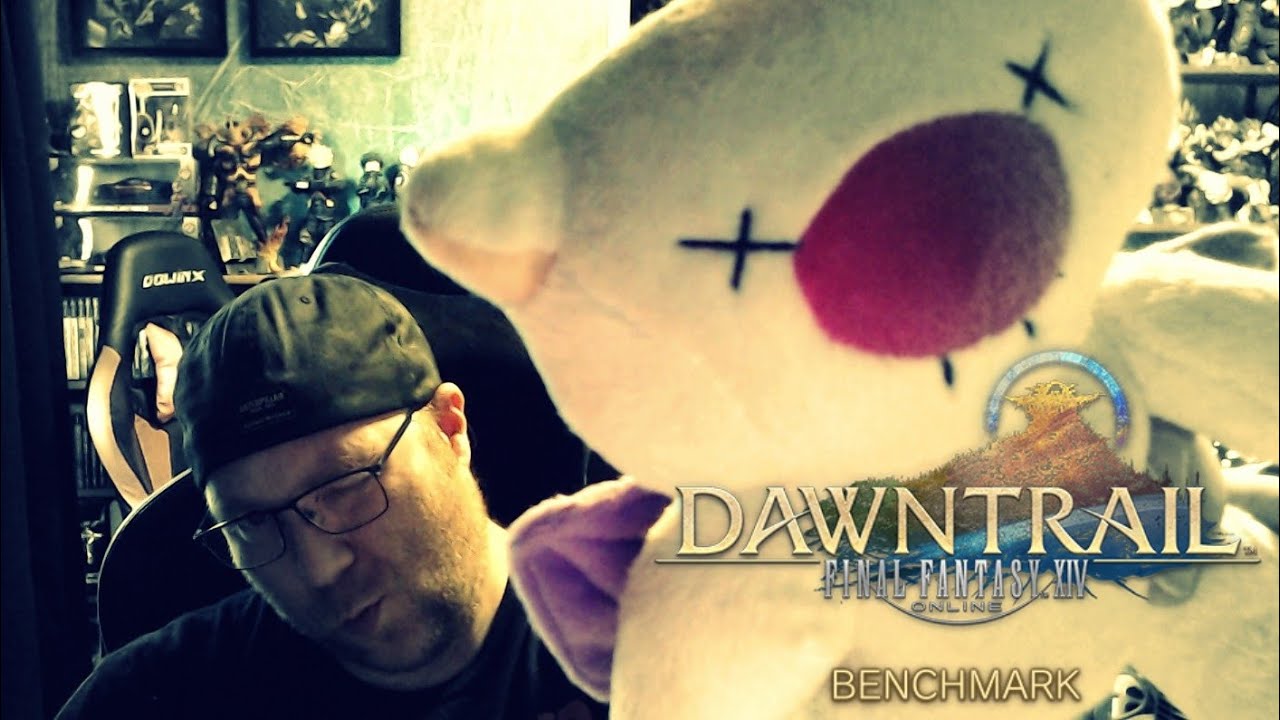 7800x3D with 7900 GRE running FINAL FANTASY XIV: Dawntrail Benchmark 1.1 Max Everything 1080p