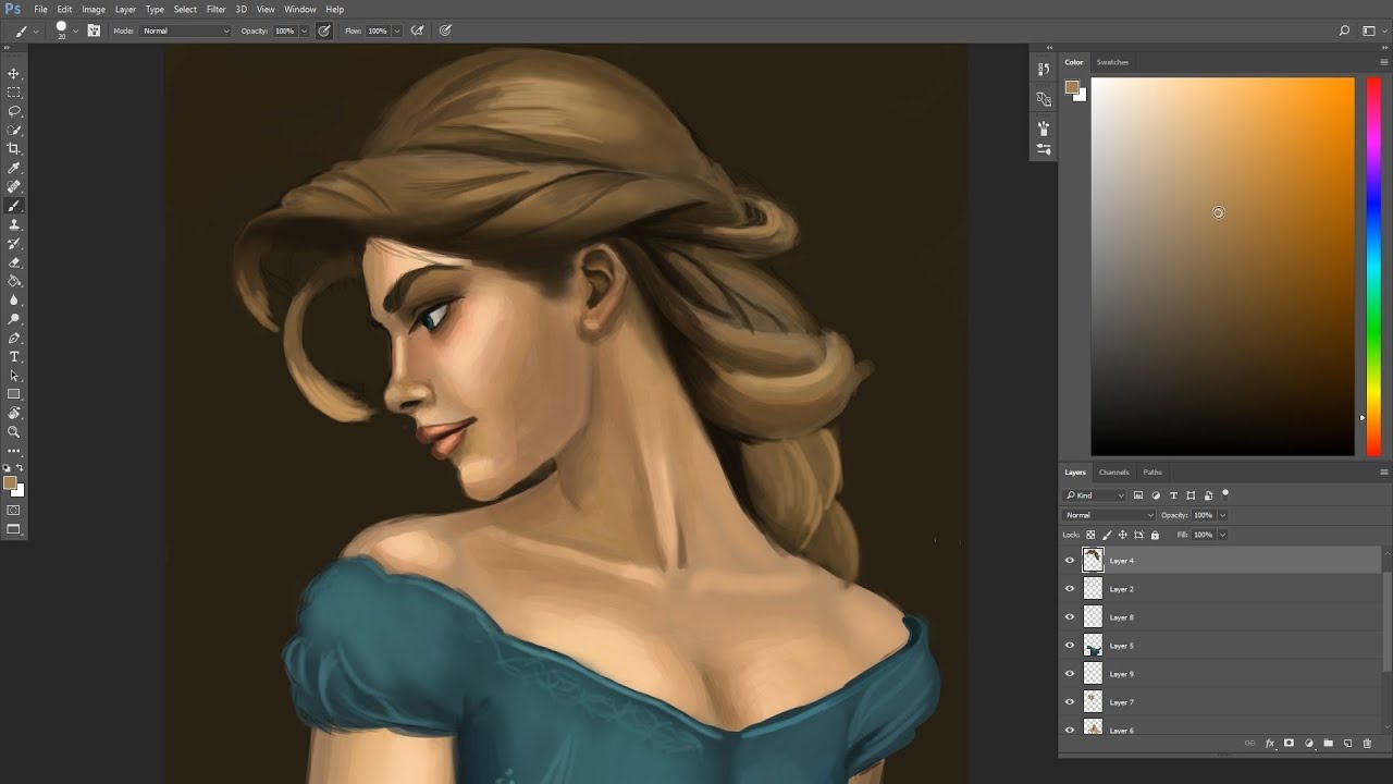 Digital Painting _ again No Idea about title