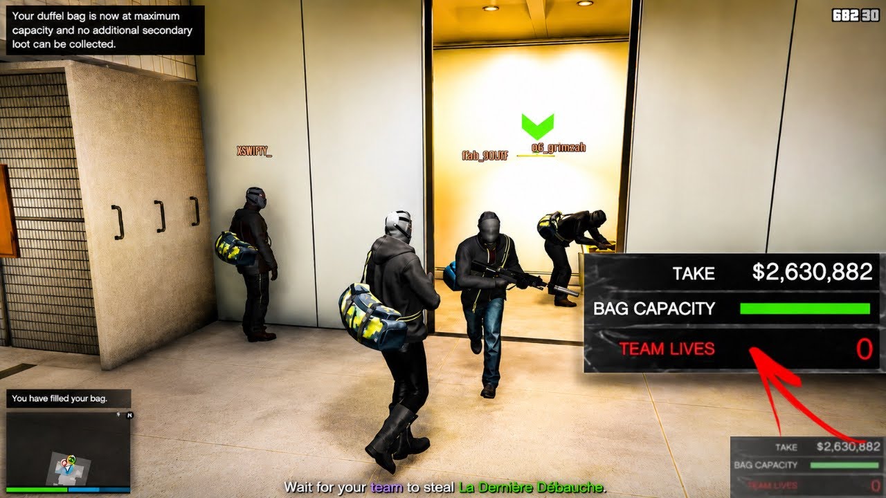 $2.6 Million Kortz Center Heist Finale | Max Money 4 Players Max Loot